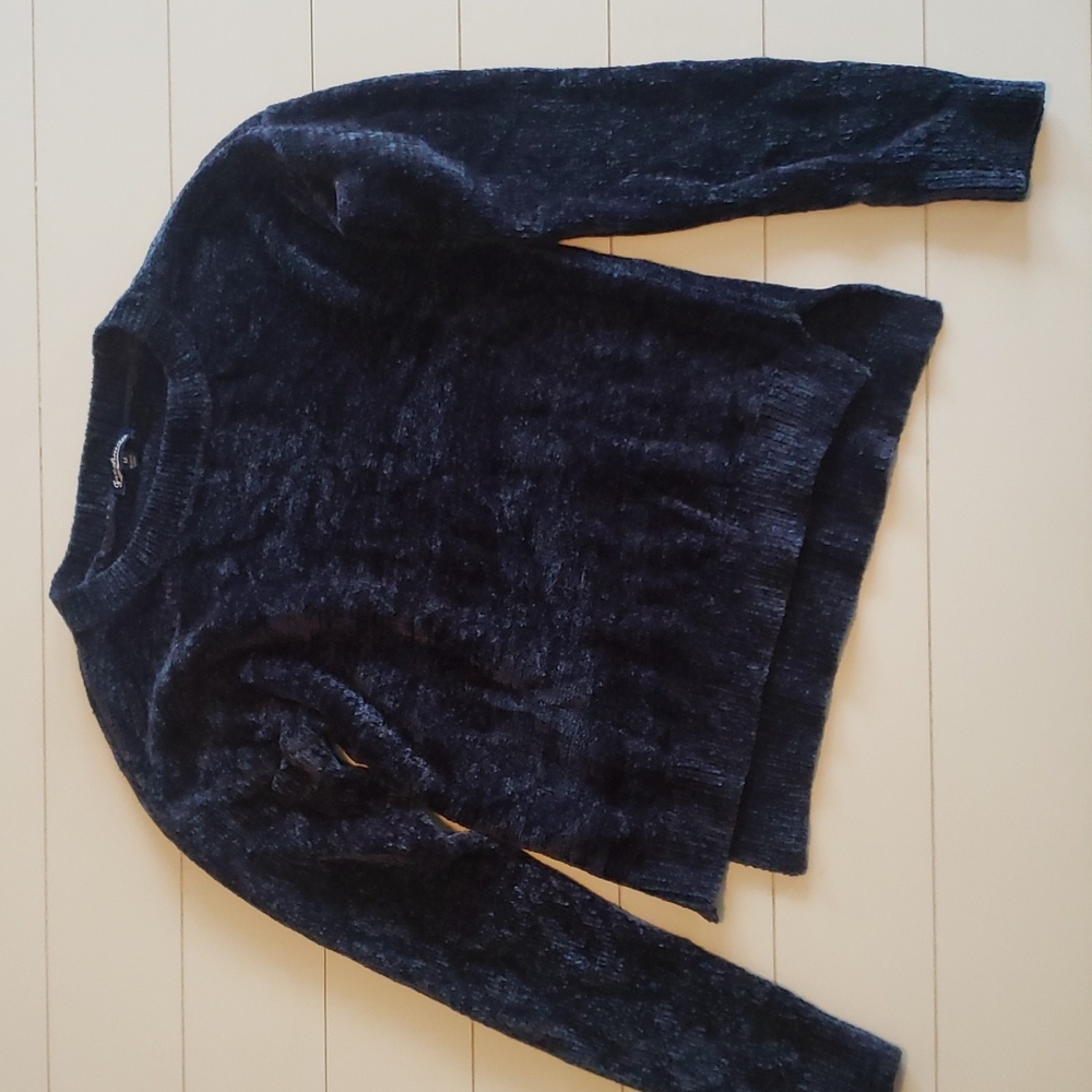 Chenille like sweater